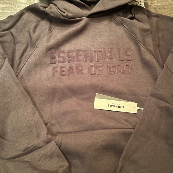 Essentials Other - Fear Of God Essential Hoodie Off Black